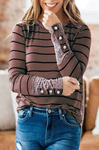 Long Sleeve Striped Shirt