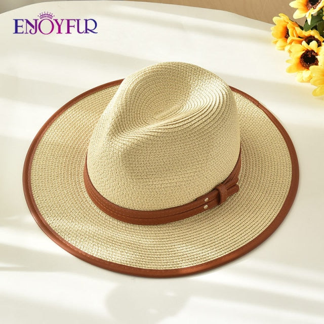 Wide Brim Panama Hat