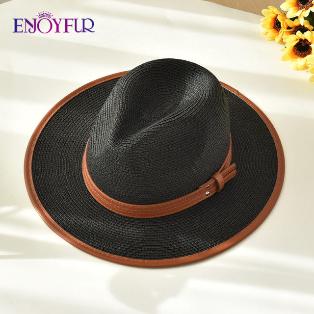 Wide Brim Panama Hat