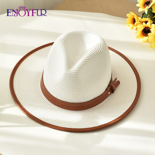 Wide Brim Panama Hat