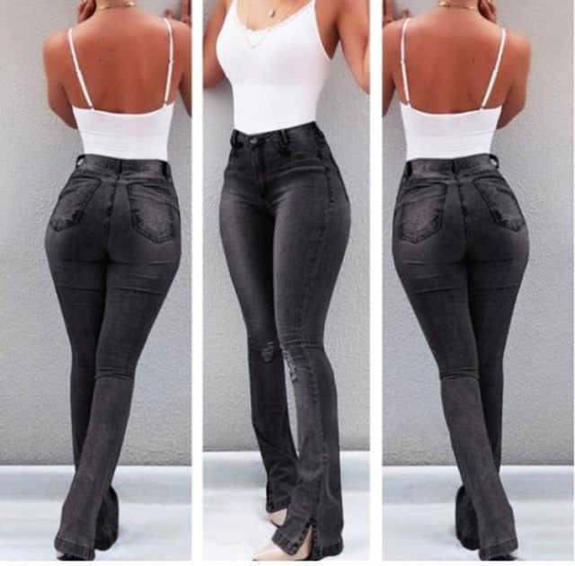 High Fashion Accentuated Skinny Jeans