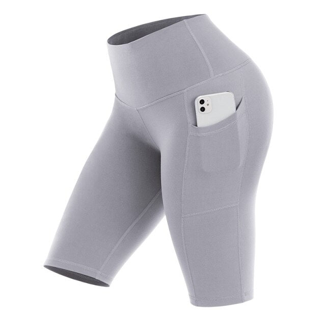 Short Sport Leggings w/ Side Pockets