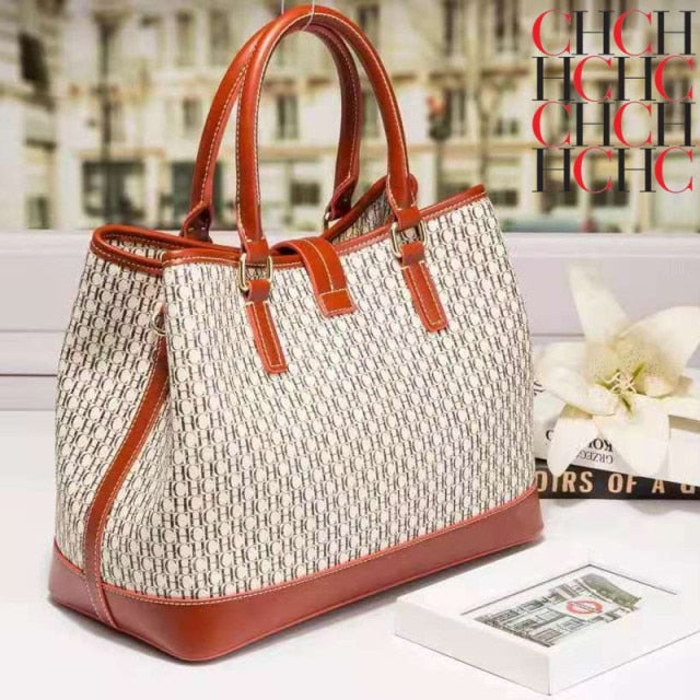 100% Leather Luxury Handbag