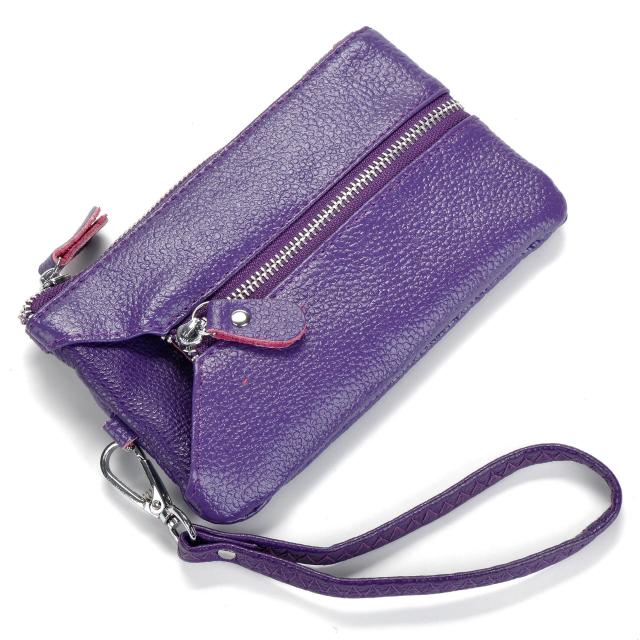 Genuine Leather Mini Clutch