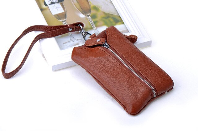 Genuine Leather Mini Clutch