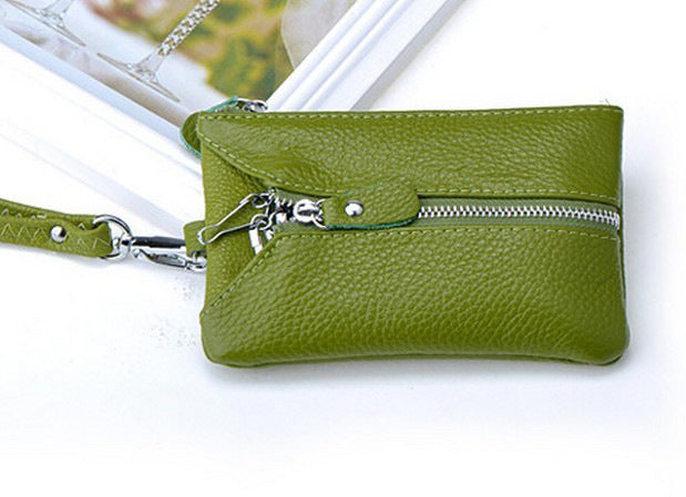 Genuine Leather Mini Clutch