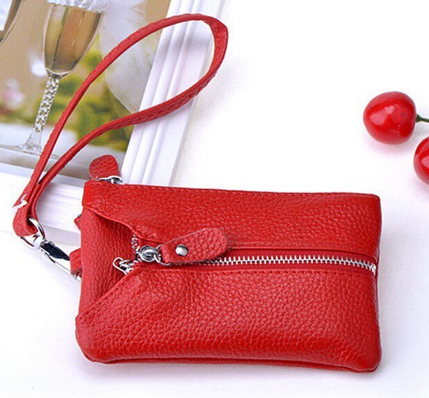 Genuine Leather Mini Clutch