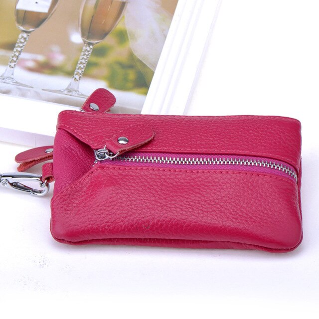 Genuine Leather Mini Clutch