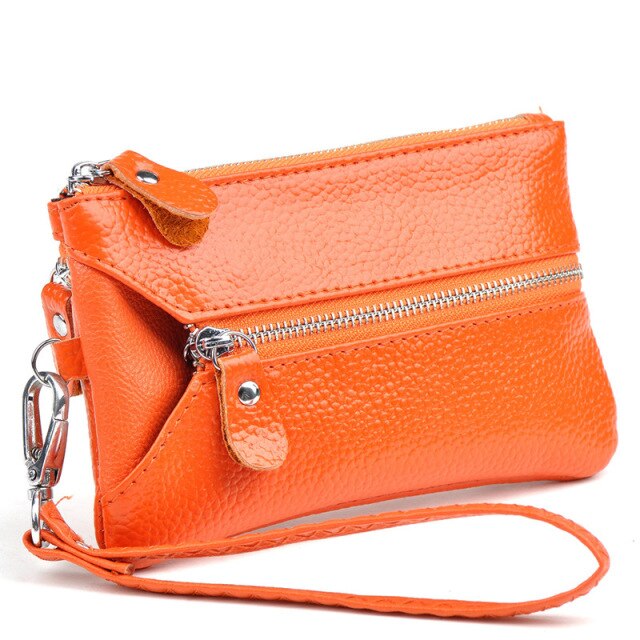 Genuine Leather Mini Clutch