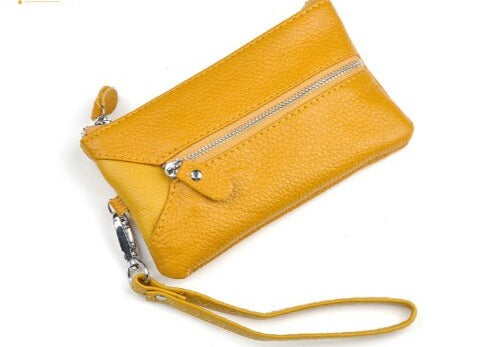 Genuine Leather Mini Clutch