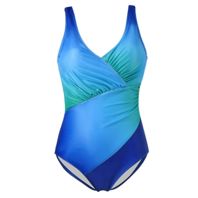 Sexy Plus Size One-Piece Swimwear With Push Up