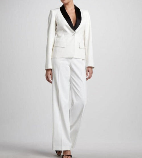 Plus Size Notch Lapel 2Piece Pantsuits