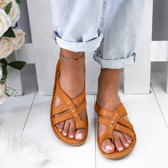 Women's Slip on Strappy Sandals