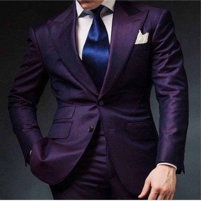 The Elegant Man's Suit with Formal Peaked Lapel