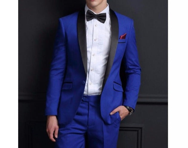 The Elegant Man's Suit with Formal Peaked Lapel