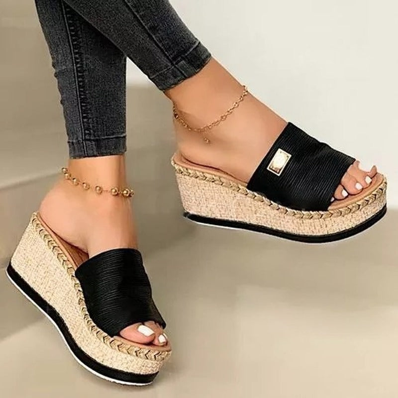 Platform Wedges Slippers