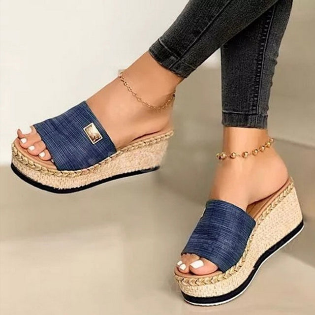 Platform Wedges Slippers