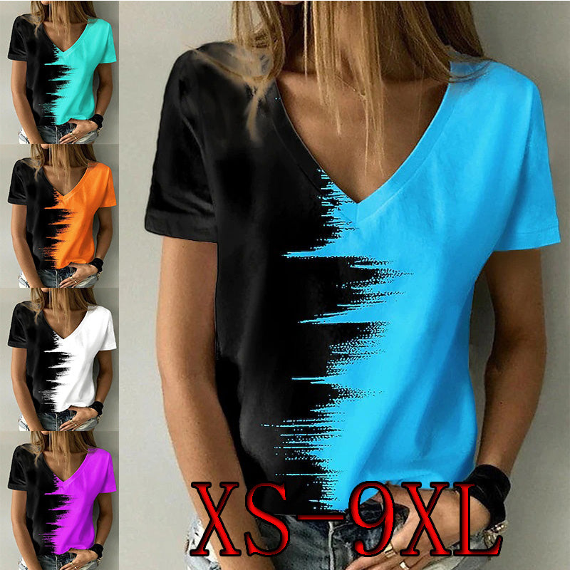 Casual Short Sleeve Shirt for Plus Size