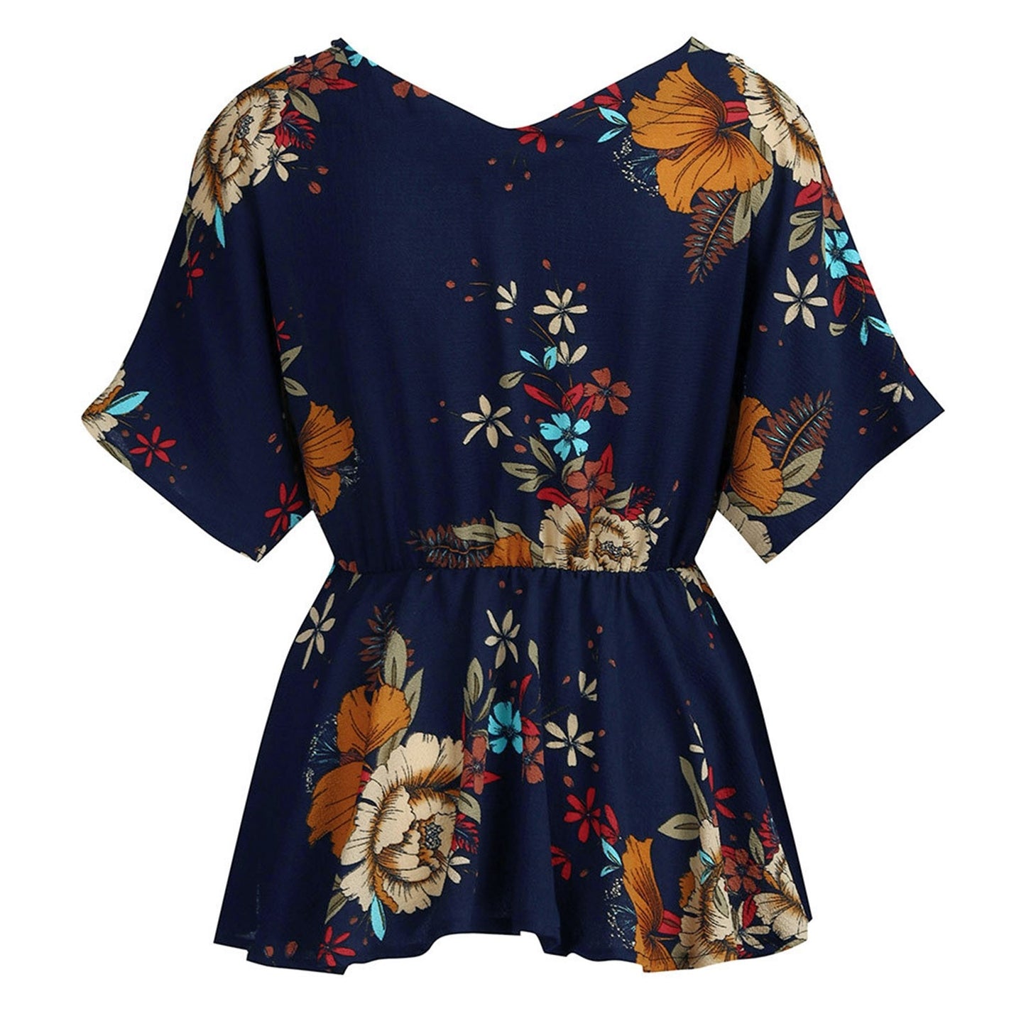 Pleated Floral Spaghetti Strap Top for Plus Size Women